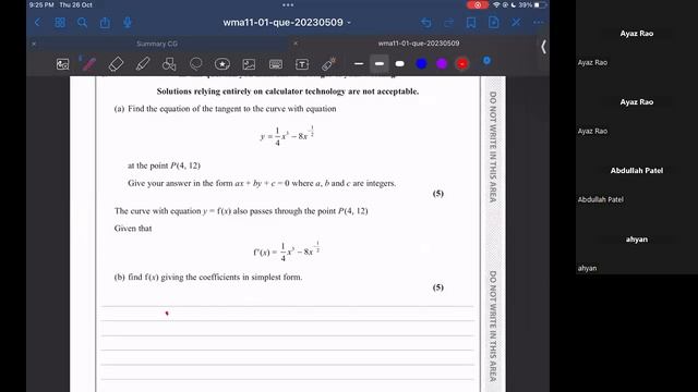 WMA11/01 (Edexcel) IAL P1 May 2023 | Pure Maths P1 (Part 2) Past Paper Solution