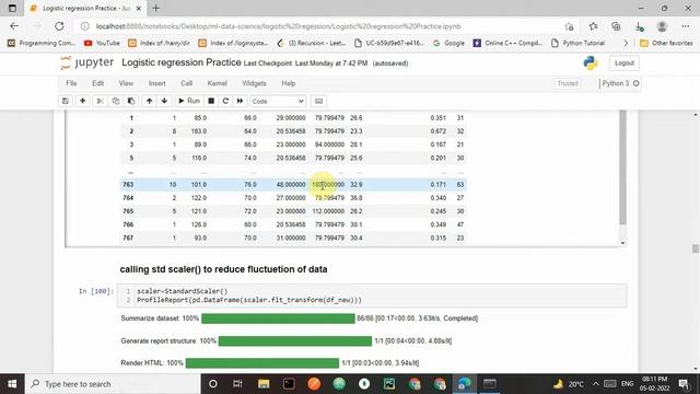 diabetes prediction using Logistic regression смотреть онлайн
