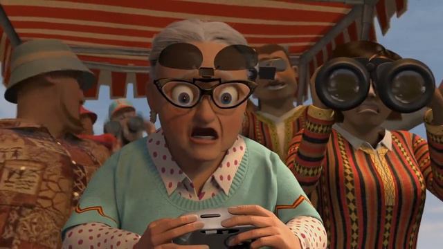 Alex vs Granny - Madagascar 2 | hindi смотреть онлайн