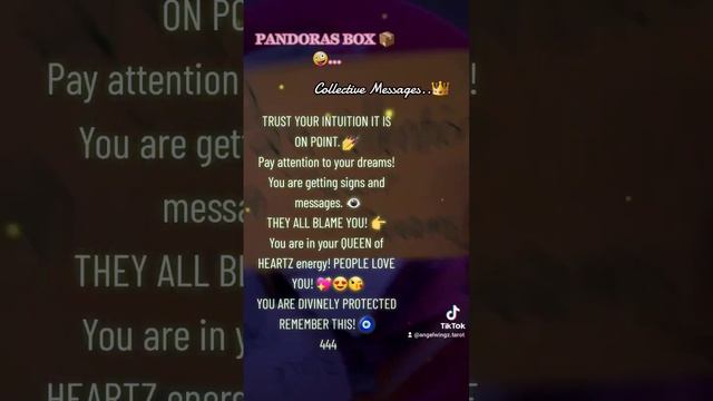 YOUR INTUITON IS ON POINT! ? Pandoras BOX ? ? MESSAGES! #spiritmessages #angelmessages #oracles смотреть онлайн