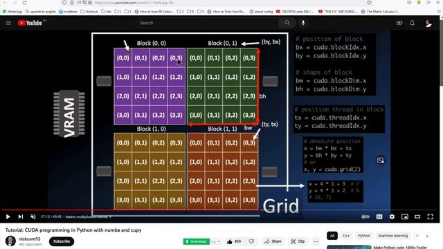 Python как выполнить код на GPU в Colab CUDA+Numba