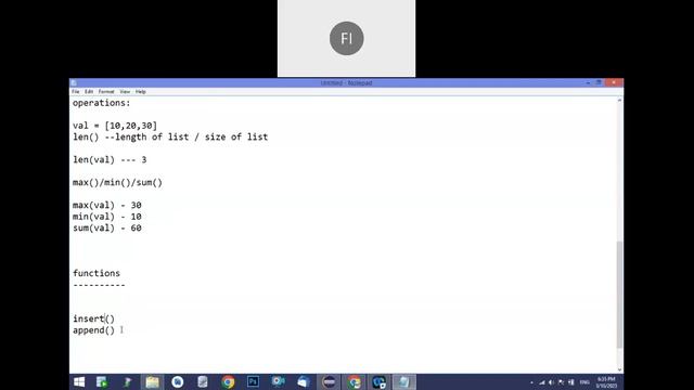 Python Collection List смотреть онлайн