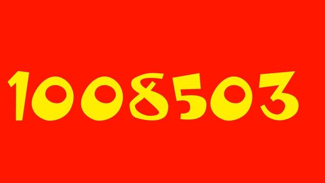 Colorful Numbers 1 to 2000000 with Fonts смотреть онлайн