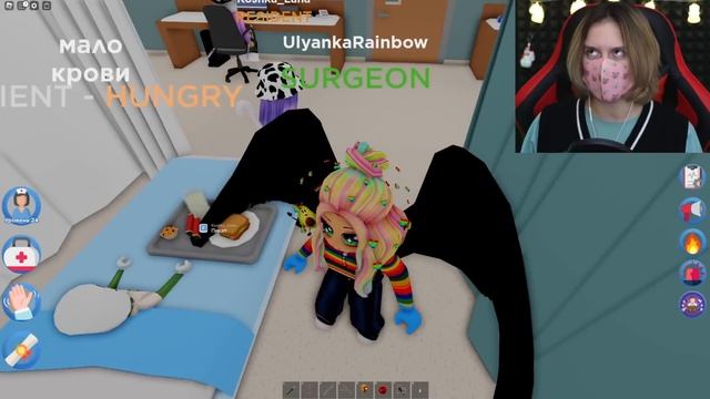 ЛЕЧИМ ЙОШИ! БУДНИ В БОЛЬНИЦЕ... Roblox Maple Hospital смотреть онлайн
