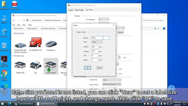 Installing Label Printer Driver on WIN and Prepare before use AM 246S смотреть онлайн
