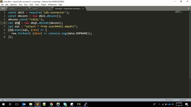 Accessing DB2 data using Node JS idb-connector | yusy4code смотреть онлайн