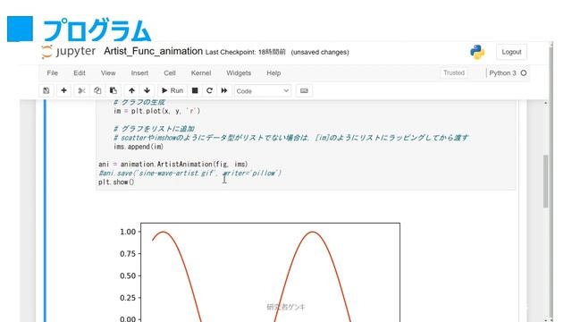Pythonでアニメーション　ArtistAnimationとFuncAnimationの違いを解説【研究で使うPython #61】 смотреть онлайн