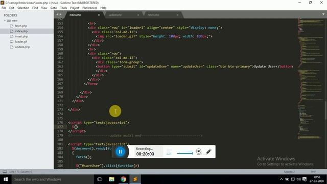 PHP AJAX UPDATE 3 смотреть онлайн