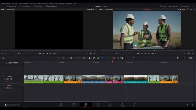 HOW TO APPLY EFFECTS TO MULTIPLE CLIPS IN RESOLVE - DaVinci Resolve Tutorial For Beginners смотреть онлайн