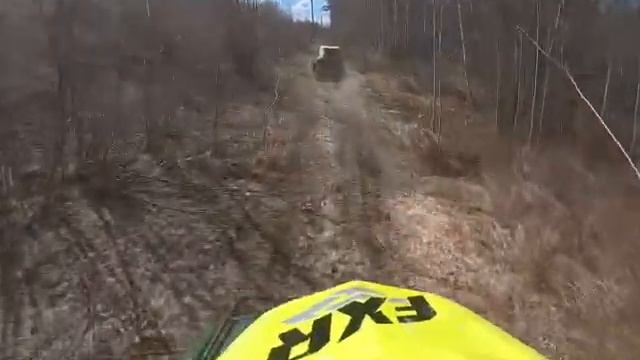 Yamaha Kodiak/Grizzly 450 Ditch and Highway riding смотреть онлайн