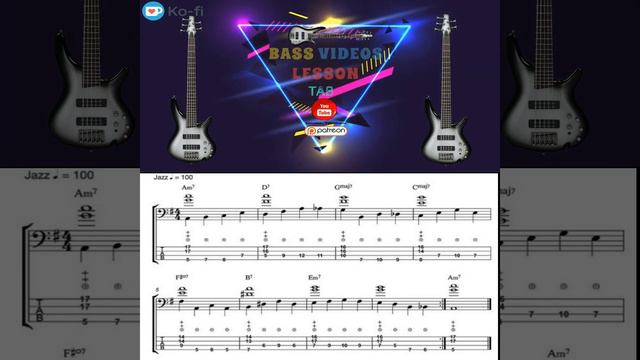 Swing jazz walking Bass line Tapping смотреть онлайн