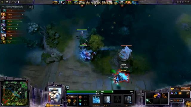 Денди Инвокер с Комментариями (Dendi Invoker Commentary) Dota 2