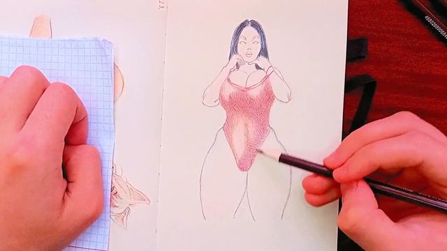 Рисунок – Девушка с большими бёдрами | Model plus size смотреть онлайн