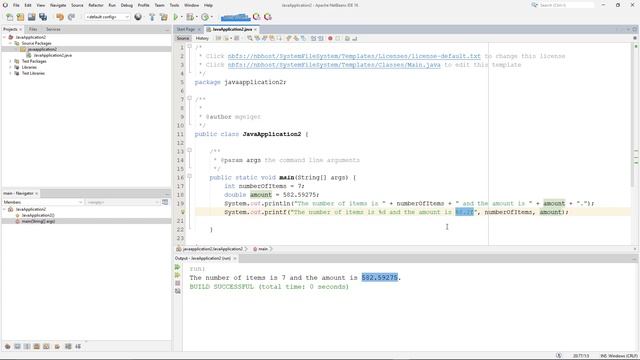 Java Strings - Formatting Console Output with printf смотреть онлайн