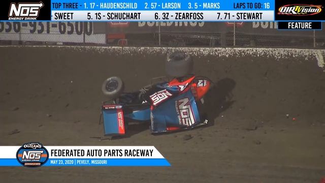 World of Outlaws NOS Energy Drink Sprint Cars Federated Auto Parts Raceway May 23, 2020 | HIGHLIGHT смотреть онлайн