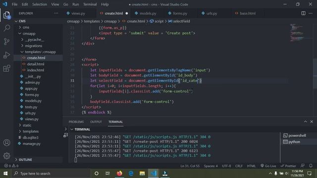 Django CRUD operation | Blog CMS (Content Management System) with Django - part2 смотреть онлайн