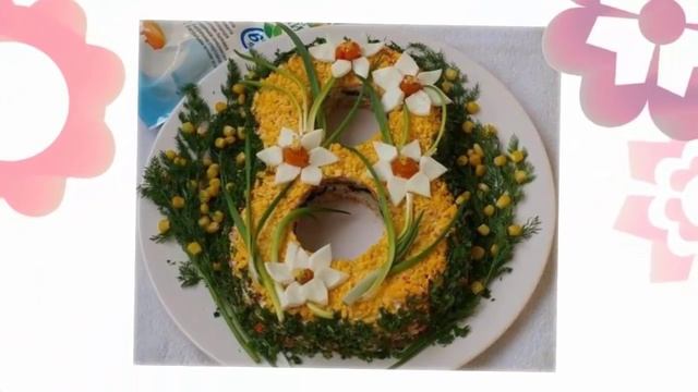 Праздничный стол на 8 марта. Интересные идеи оформления. Фото смотреть онлайн