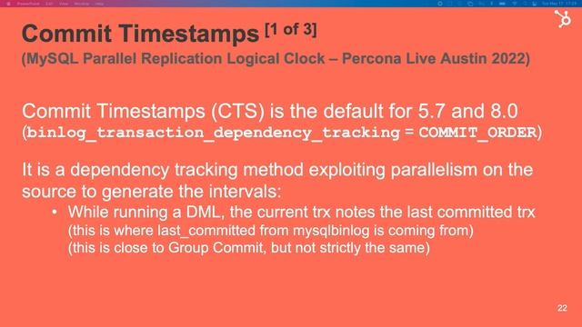 MySQL Parallel Replication: All the 5.7 and 8.0 Details (LOGICAL_CLOCK) - Jean-François Gagné смотреть онлайн