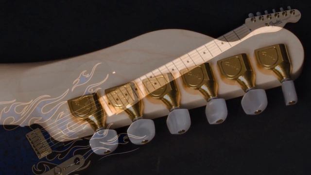 Fender James Burton Telecaster Blue Paisley Flame смотреть онлайн