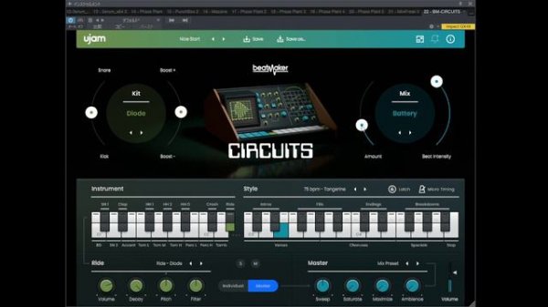 Ujam BeatMaker CIRCUIT Main features