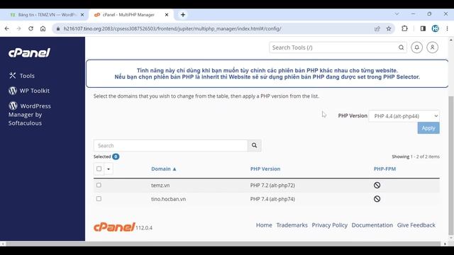 Cách nâng cấp phiên bản PHP cho website WordPress dùng hosting cPanel смотреть онлайн