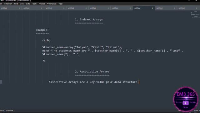Array in php for XII computer application chapter 5 php function and array смотреть онлайн