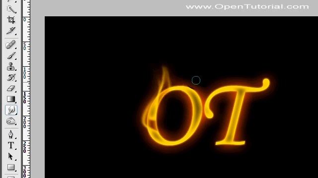 How To Make Fire Text Using Photoshop смотреть онлайн