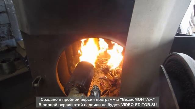 Видео работы горелки эжекционного типа на отработанном масле смотреть онлайн
