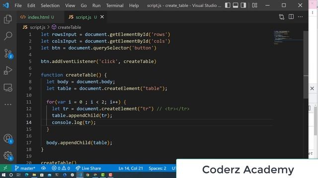 [ Js Projects In Arabic مشاريع جافاسكربت ] #6 - Create Table using JS - عمل جدول بالجافاسكربت смотреть онлайн