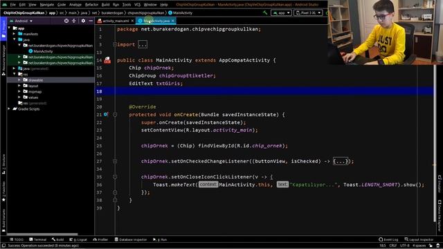 Android Programlama Dersleri #21: Chip Ve ChipGroup Kullanımı смотреть онлайн