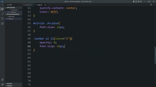 How To Make Bottom Navigation Menu In HTML CSS and JavaScript | Animated Menu Design смотреть онлайн