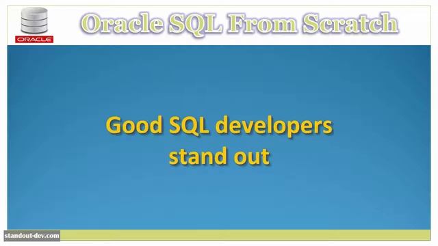 Learn SQL - Oracle SQL Course смотреть онлайн