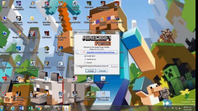 Como descargar e instalar forge en minecraft смотреть онлайн