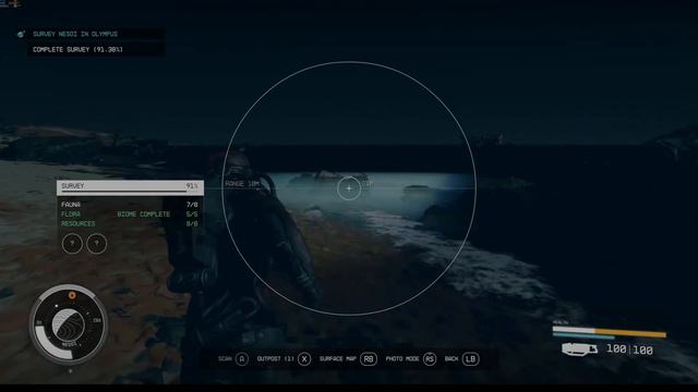 Starfield Ocean Biome 100% Survey Example (last fauna) смотреть онлайн