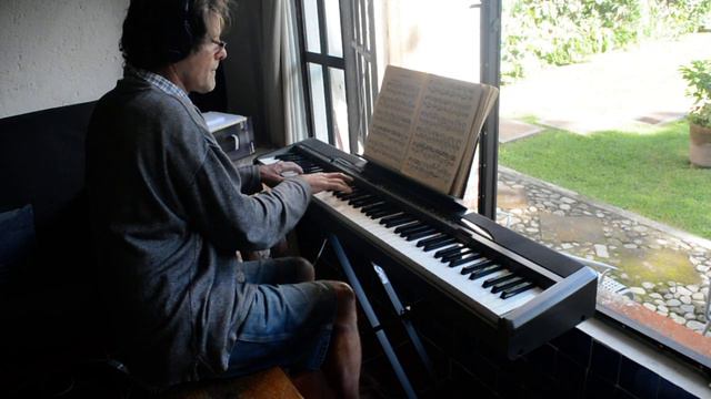 Brahms, op 76 #4, David Ball, piano, casio px-320 Privia смотреть онлайн