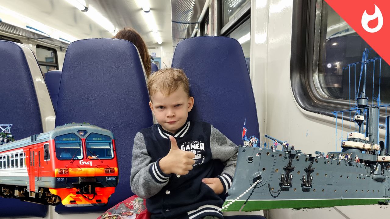 На электричках к крейсеру Аврора/Финлядский вокзал и пригородные поезда СПБ смотреть онлайн