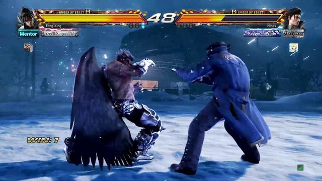 Tekken 7 (Fang-King) Devil Jin vs (Nines) Dragunov Full Fight Session смотреть онлайн