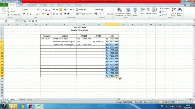 MEMBUAT BUKU KAS OTOMATIS DI MICROSOFT EXCEL смотреть онлайн