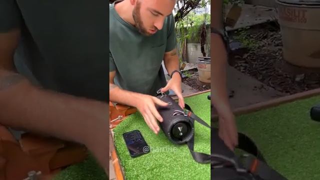 Barone testando a JBL xtreme 3, graves absurdos ! #jbl #teste смотреть онлайн