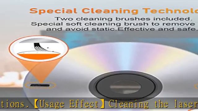 Arsvita CD Laser Lens Cleaner Disc Cleaning Set for CD/VCD/DVD Player, Not Compatible for Bose Play смотреть онлайн