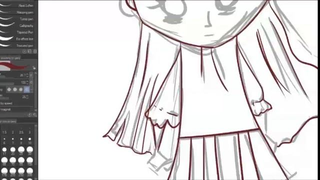 DRAW WITH ME - Speedpaint of Don't Starve Together's Wendy and Abigail смотреть онлайн