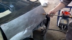 выравнивание вмятин спотером