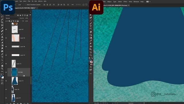 Character Illustration in Illustrator vs Photoshop | What’s the Difference? (Tutorial) смотреть онлайн