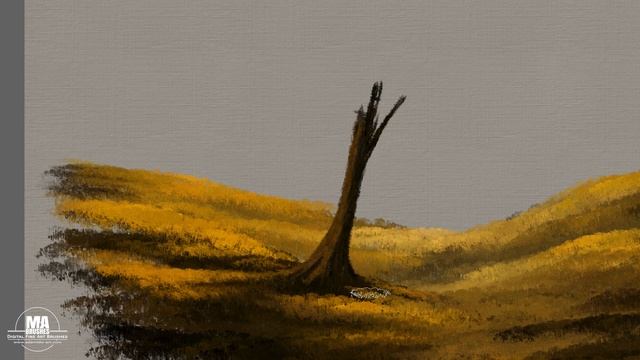 How to paint Landscapes and Trees - Photoshop Tutorial with the MA-Brushes смотреть онлайн