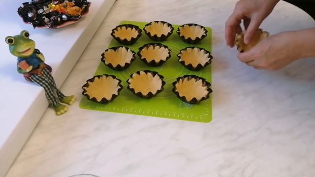 Корзинки с белковым, заварным кремом. Пирожное из детства. смотреть онлайн