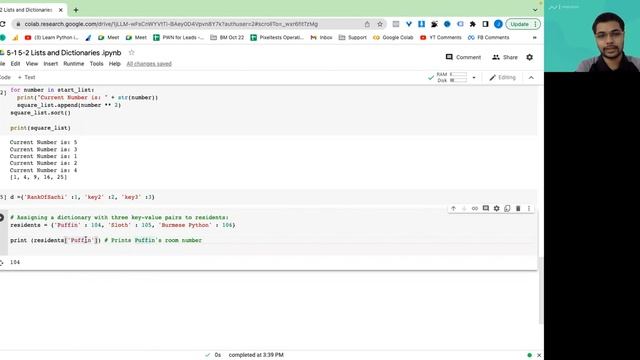 Dictionaries | Module 5.2 | Learn Python in 10 Minutes смотреть онлайн