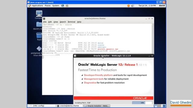 Oracle Weblogic Server 12c on CentOS 6.x64 - Part 1 смотреть онлайн