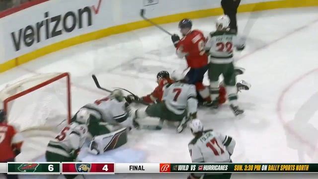 Wild Breakaway: Minnesota's power play dominates in win over Panthers смотреть онлайн