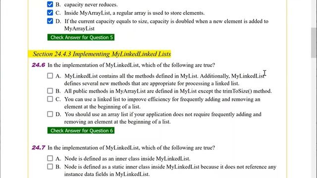 Daniel Liang Java Chapter 24 Multiple Choice Questions Part 1 смотреть онлайн