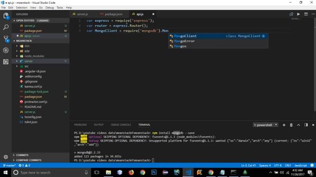 MEAN App with Angular 4 смотреть онлайн